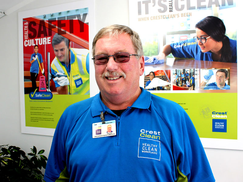 400th: Richard Kemm from Tauranga joined CrestClean in 2014.