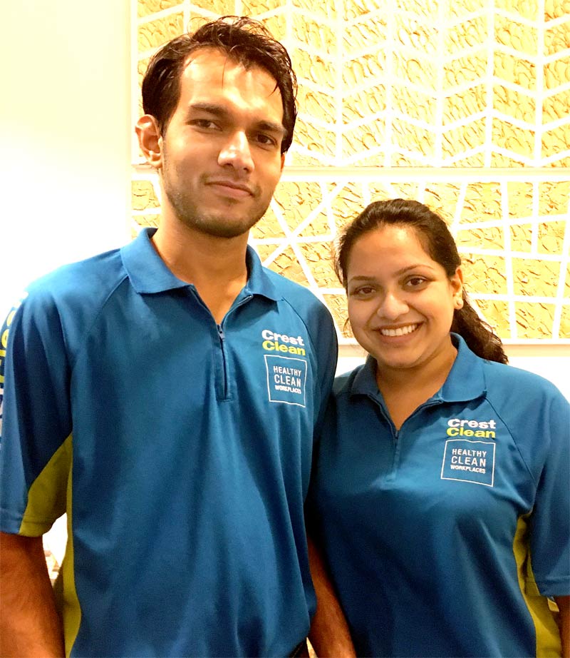 Leo Liyanage and Yahani Ranasinghe raised the alarm after fearing a fire was starting.