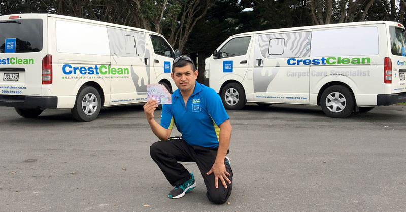 Specialising in carpet care has brought Sudhir Saksena additional income for his cleaning business. 