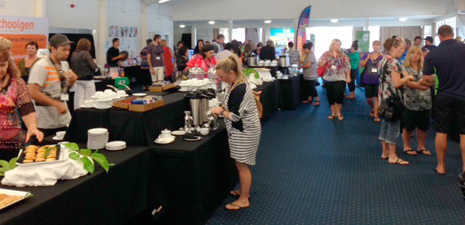 Attendees at the 2014 Engaging Maori Learners Conference sponsored by CrestClean