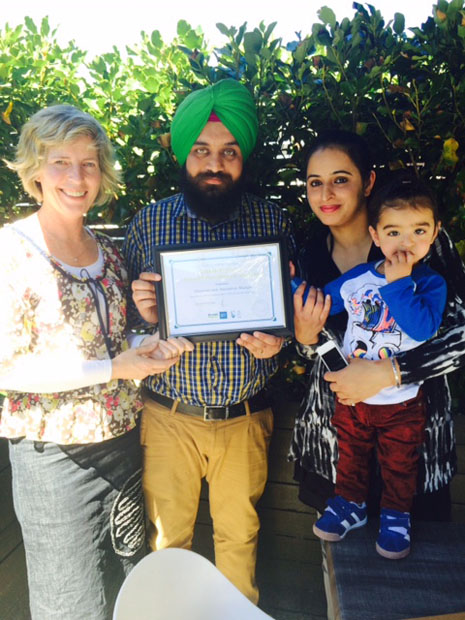 Harpreet and Amandeep Bhangu are an ambitious young family.