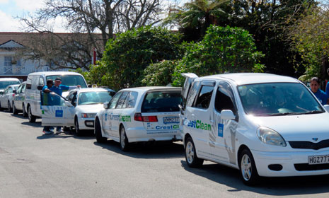 36 CrestClean vehicles were audited before the team meeting that was held at Wylie Court Motor Lodge in Rotorua.