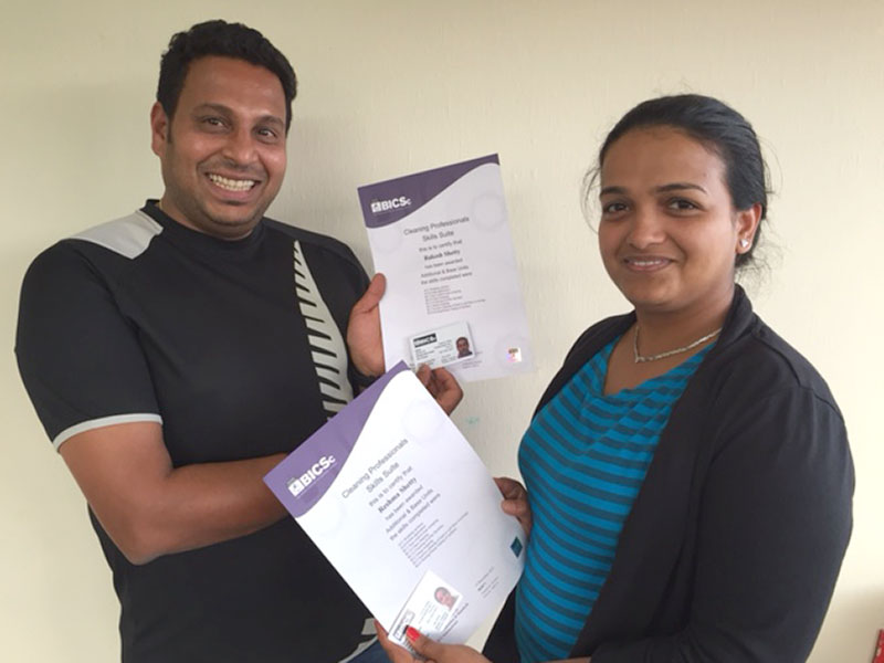 Christchurch South franchisees Rakesh and Reshma Shetty enjoy being part of CrestClean.