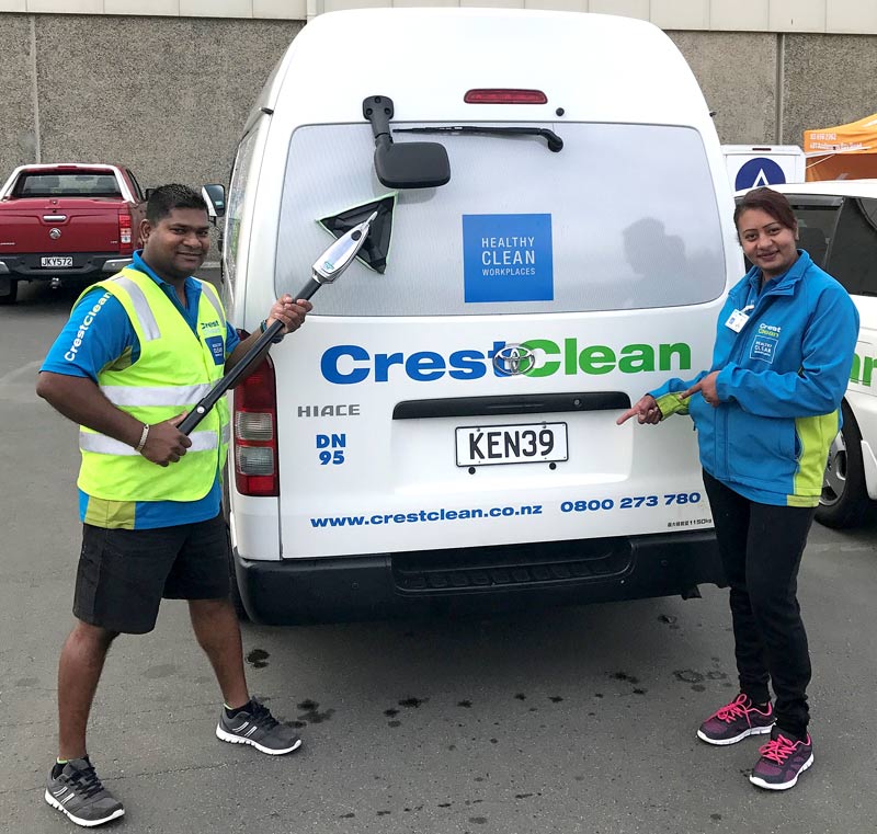 Dunedin franchisees Dan and Madu Pariachi know how to keep their vehicle clean.