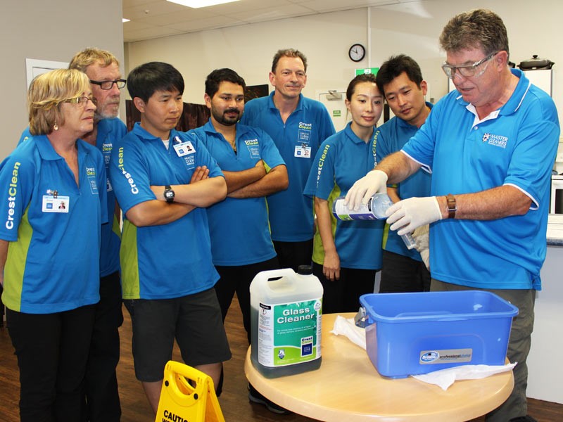 All CrestClean personnel are fully trained by the company’s inhouse training arm, the Master Cleaners Training Institute.