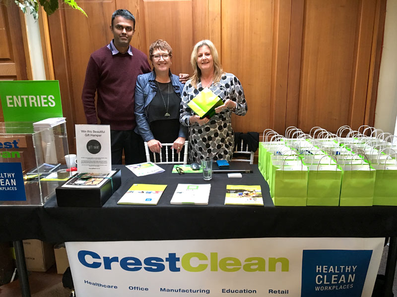 Neil Kumar, North Harbour Regional Manager, Caroline Wedding, Auckland West Regional Manager, and Wendy Harvey, from Alsco.