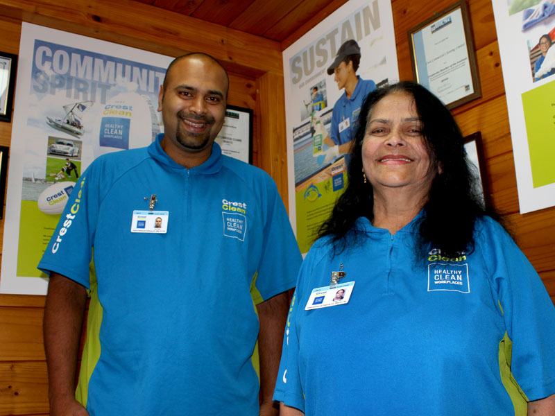 Aaron and Purnima Singh say they work really well together.