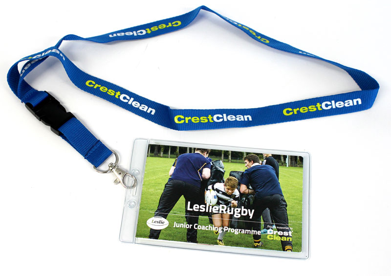 Everyone attending the coaching sessions receives a free lanyard with details of how to download the Junior Coaching Programme. 