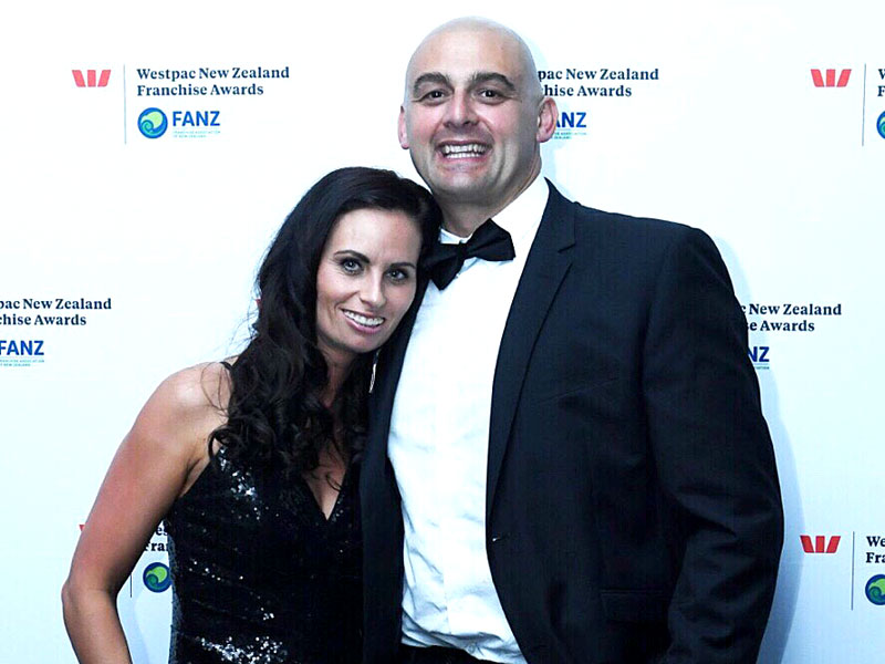 Tony and Nicky celebrated being finalists in the Master Franchisee of the Year category at the Westpac New Zealand Franchise Awards