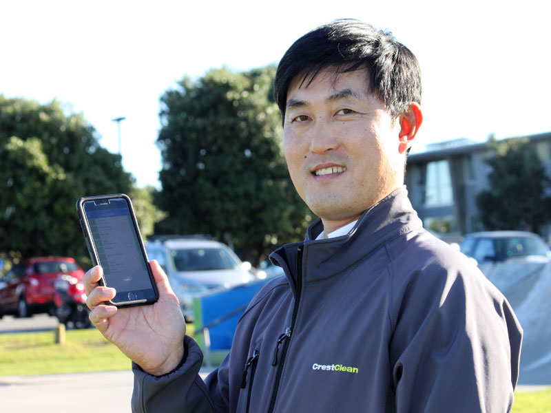Woo Sung Lee was the first CrestClean QA to use the Resco system.
